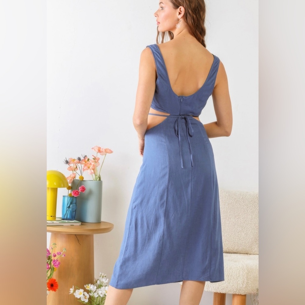 NWT Blue Summer Dress - Picture 4 of 4